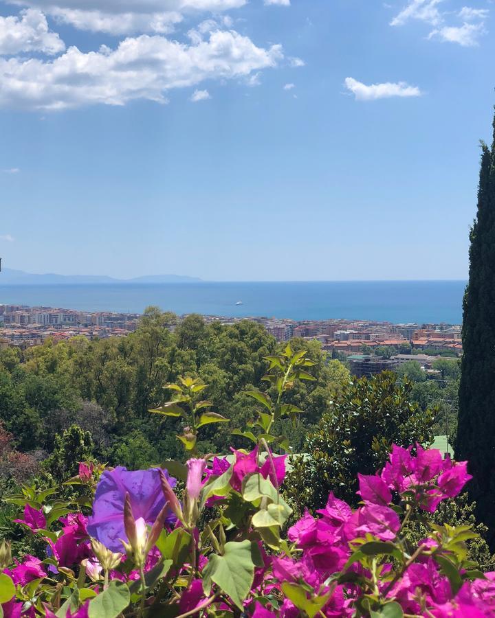 Villa Mareluna - Sea View And Garden Salerno Exterior foto